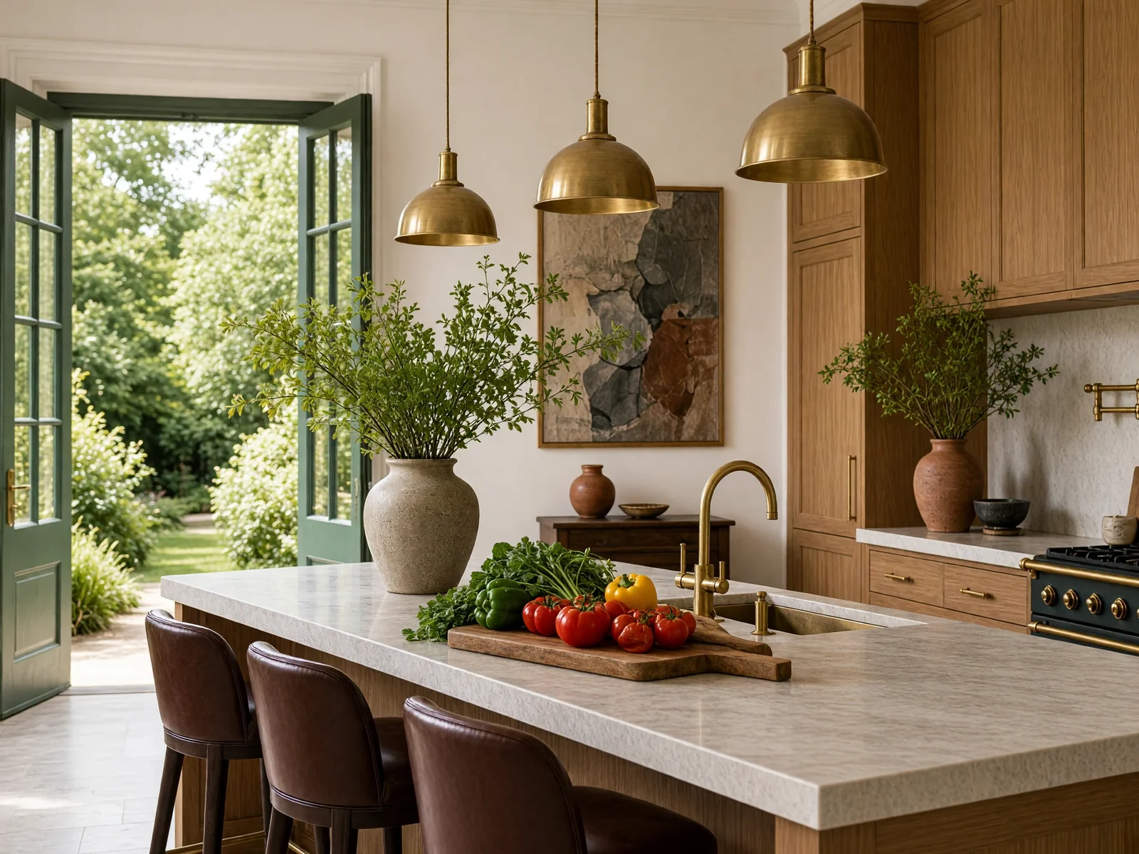 Preparation zone with task lighting